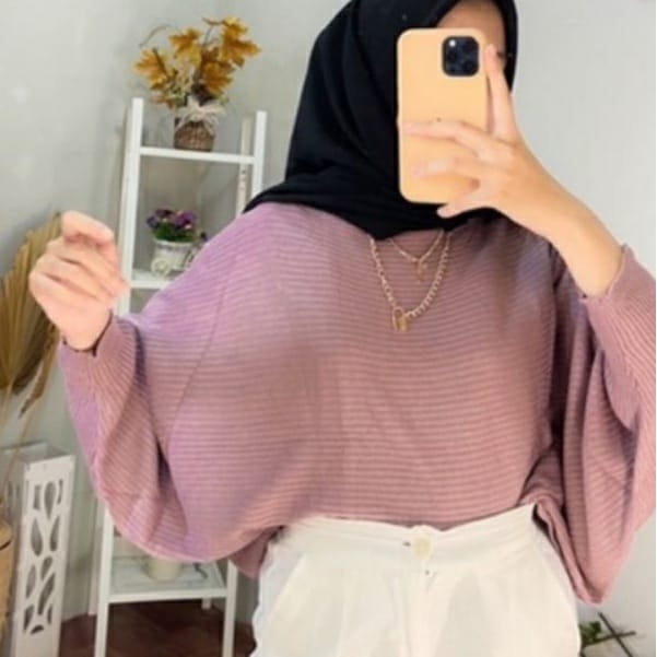 BATWING RAJUT,SWEATER BATWING