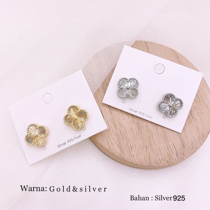 Anting Silver925 perak Premium Quality  Anti Karat Anti Alergi Earring a90