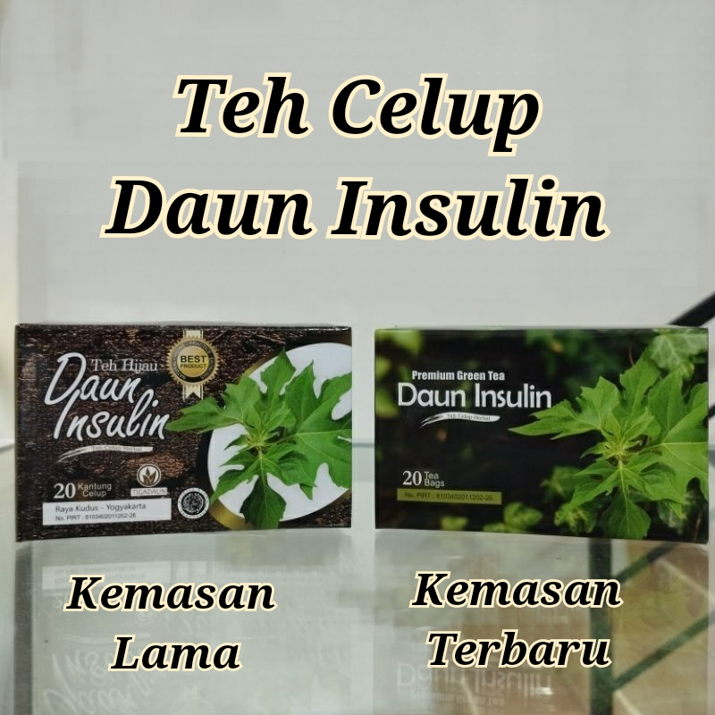 Teh Hijau Daun INSULIN Teh Celup Herbal Daun Insulin