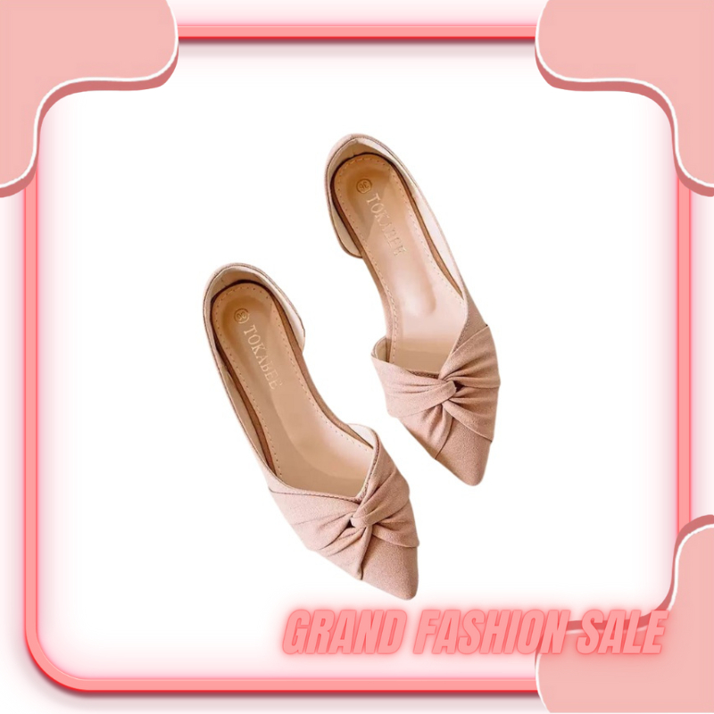 [LOKAL] DOMMO - D5129  FLATSHOES KERUT BEST SELLER