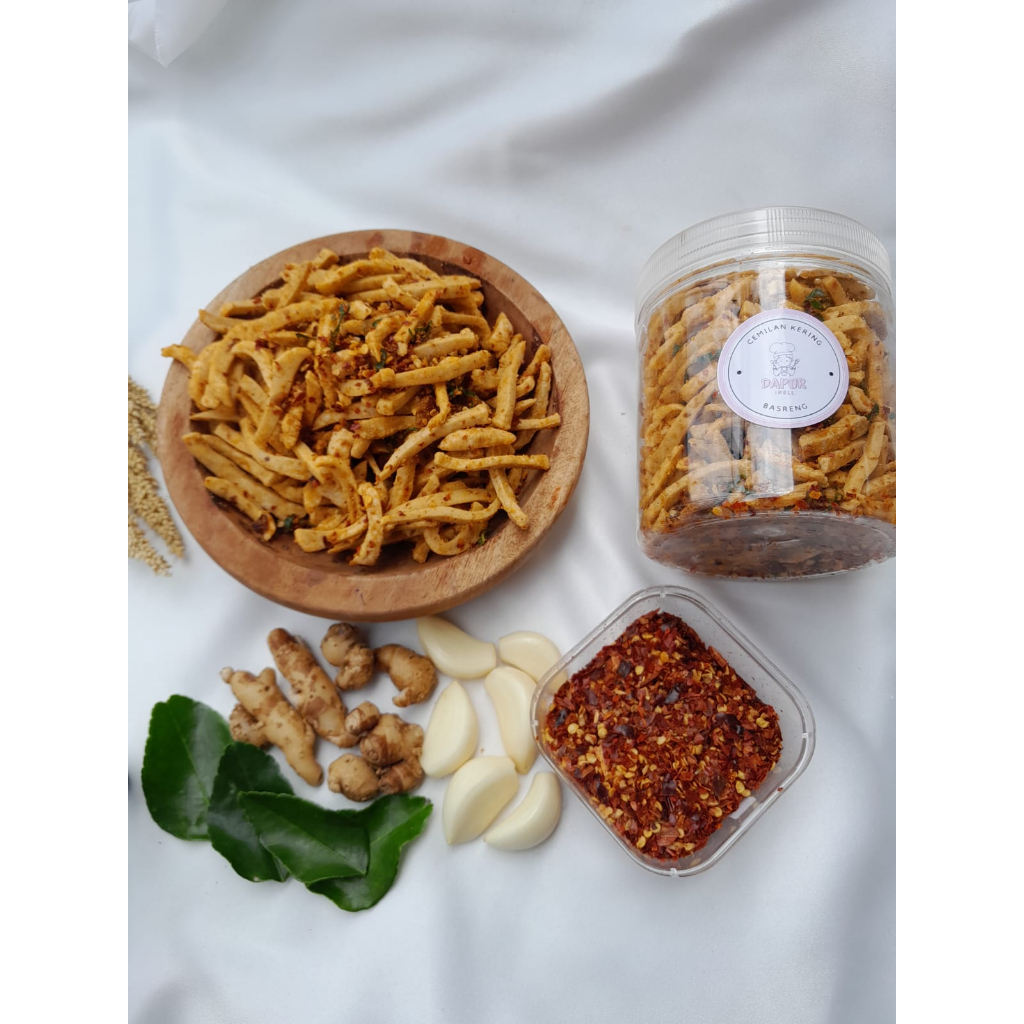 

Basreng Viral Original Daun Jeruk Kemasan Toples