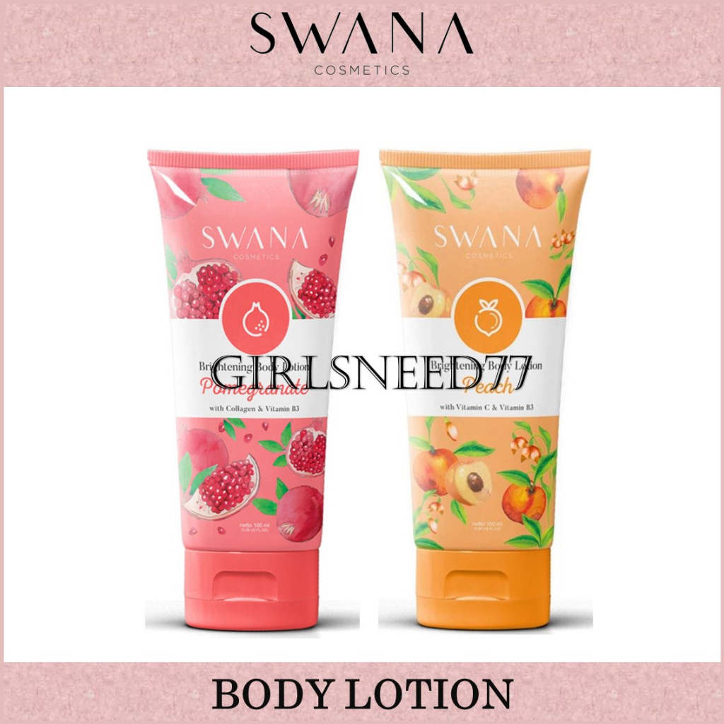 SWANA Brightening Body Lotion GIRLSNEED77 POME / PEACH