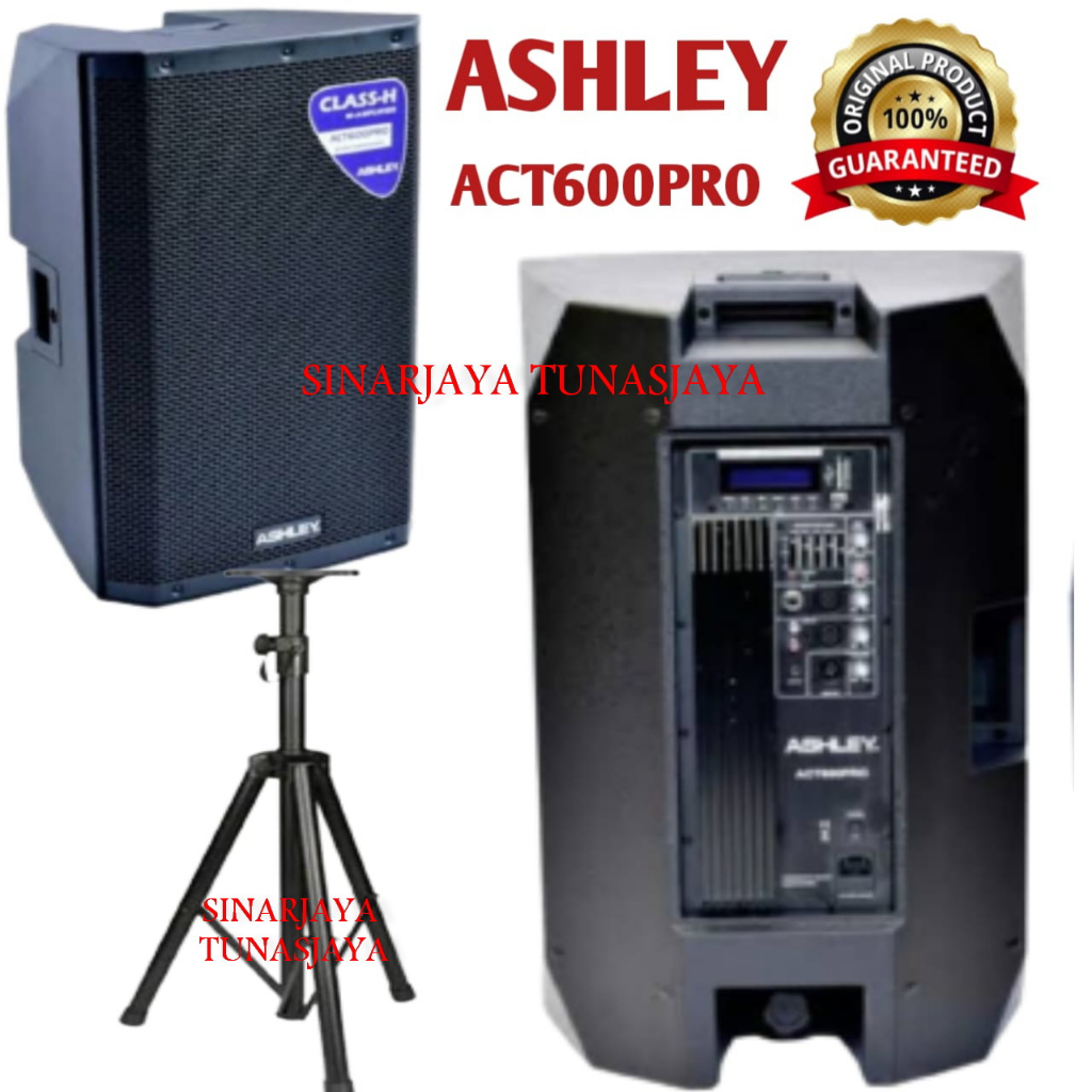 Speaker Aktif Ashley ACT600PRO Original 15 inch