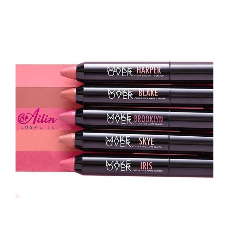 MAKE OVER COLOR STICK MATTE CRAYON | Lipstik Stick by AILIN