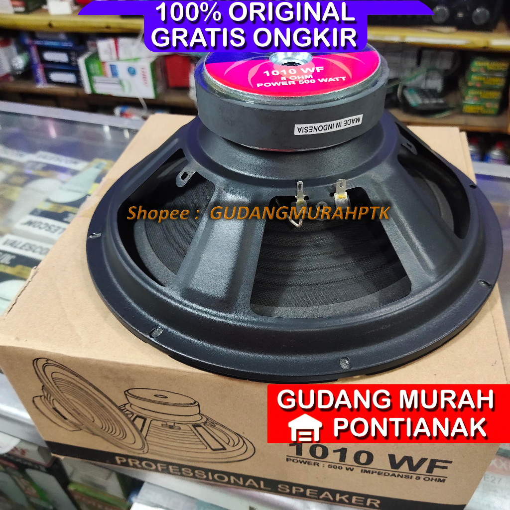 SPEAKER BLACKSPIDER 10 inch 500Watt 1010 WF BLACK SPIDER 1010WF 10INCH 10&quot; 500W 500 Watt