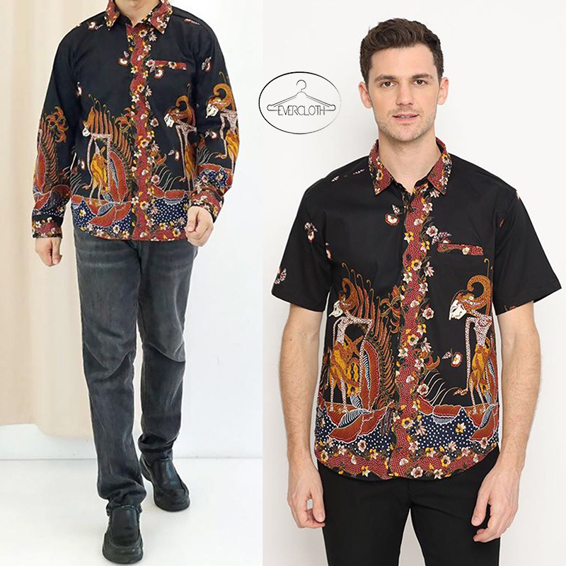 Kemeja Batik Pria / Kemeja Lengan Panjang / Kemeja Lengan Pendek /Hem Batik Couple Pria / Adam