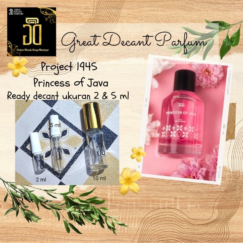 Decant Share Projects 1945 Princess of Java Parfum Tester