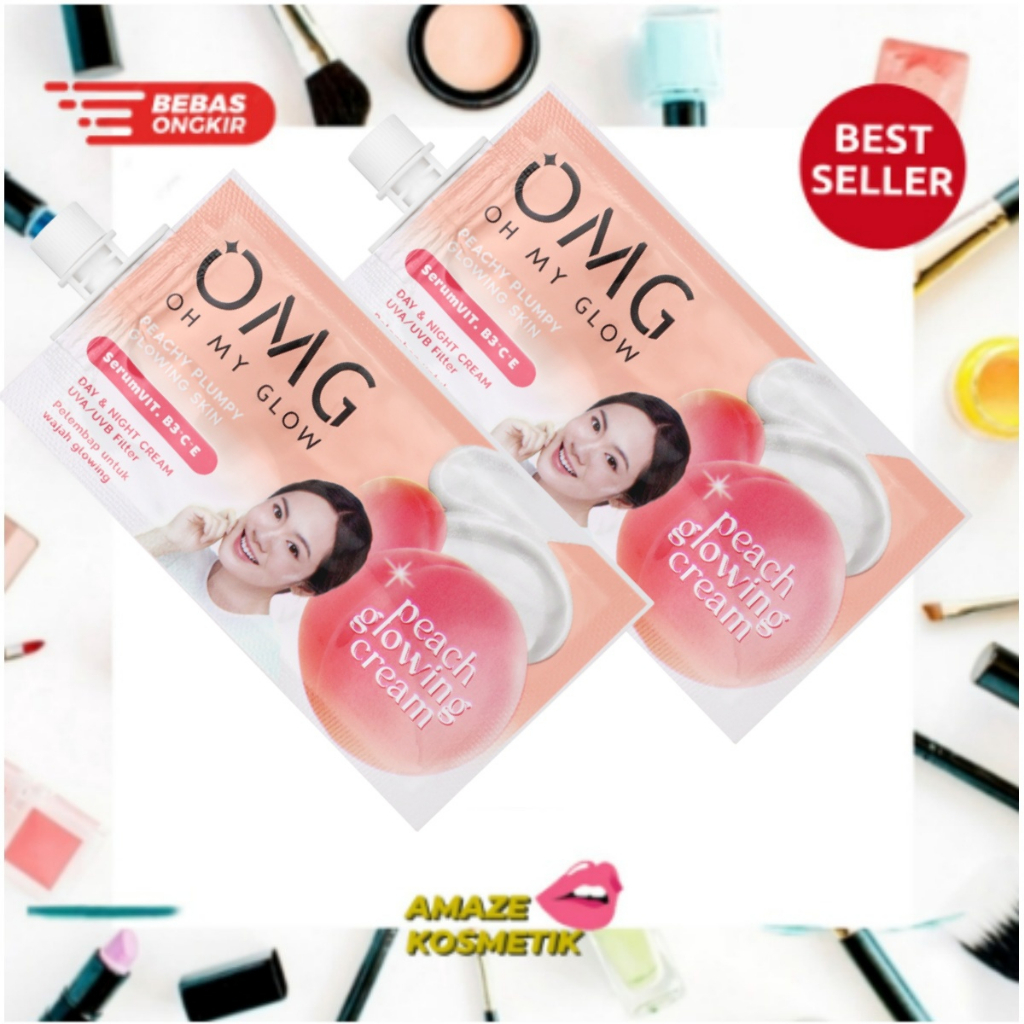 OMG Peach Glowing Face Cream 7,5gr - Amaze_Kosmetik