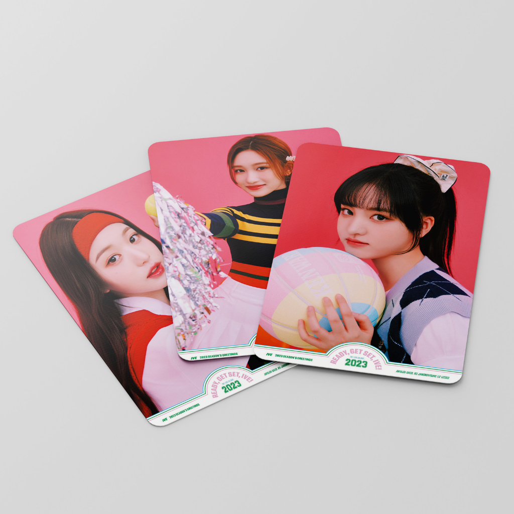 [kstuffind] IVE SEASON GREETING 2023 PHOTOCARD LOMO CARD PHOTO KARTU FOTO PC DIVE MURAH 54 PCS 54PCS