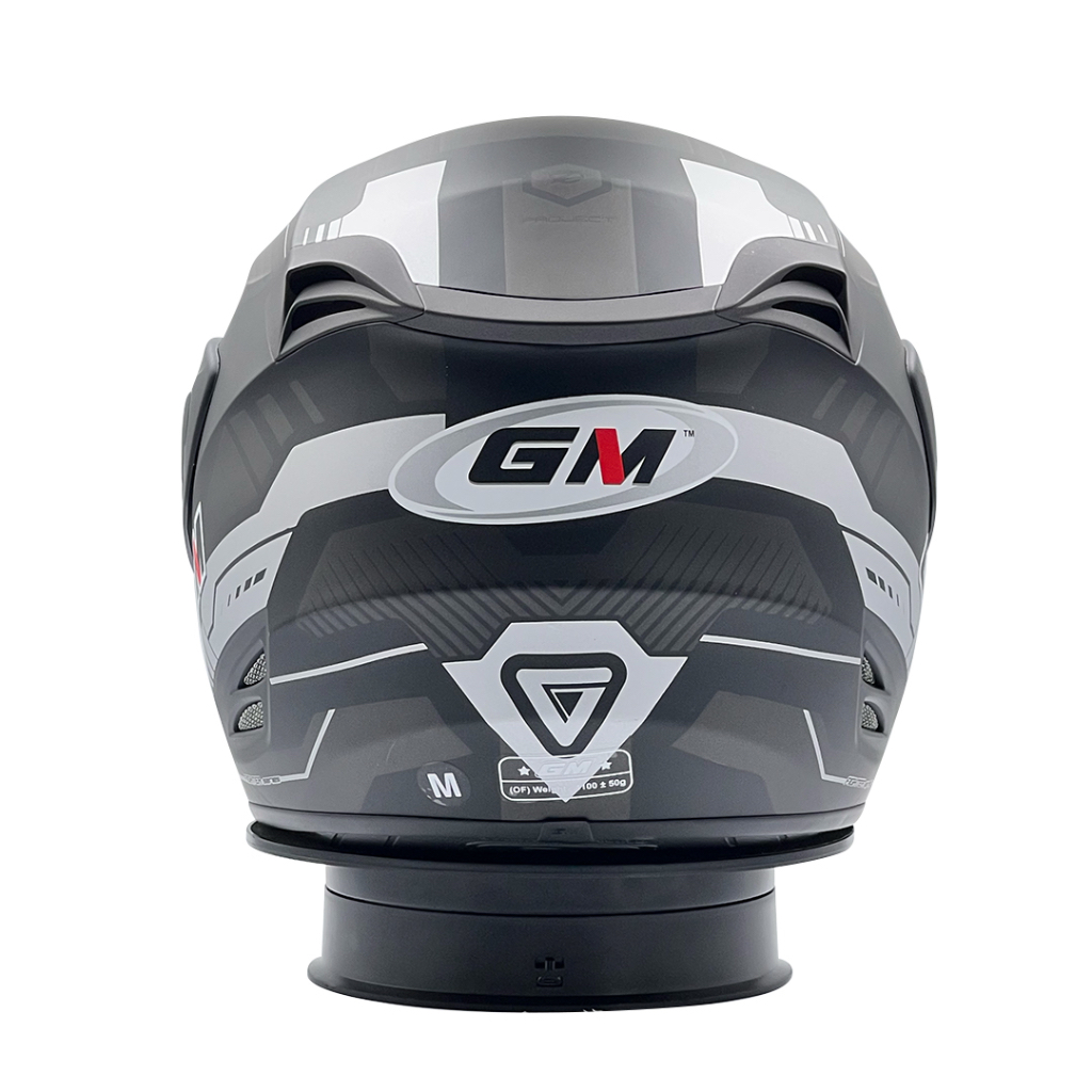 Helm GM Fighter Vender Black Doff Silver