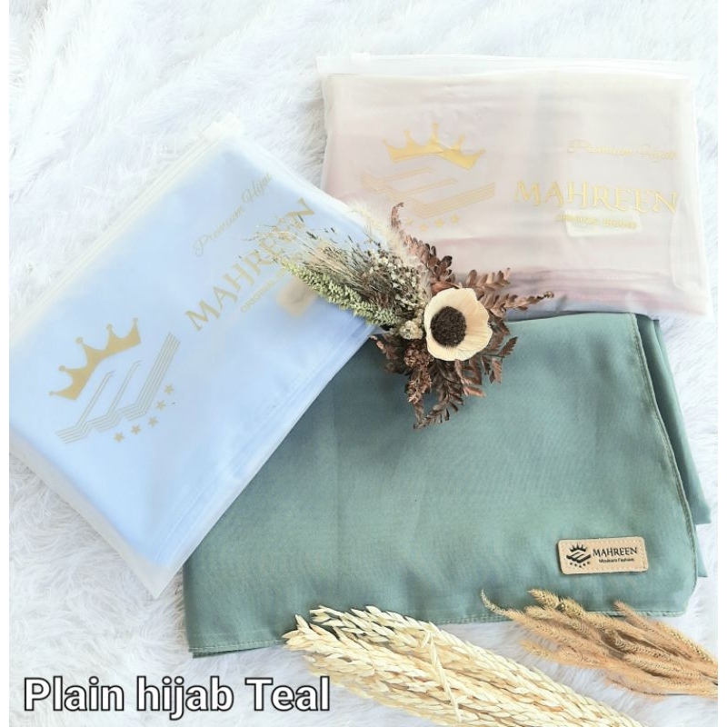 Mahreen Plain hijab premium square pollycotton bella square