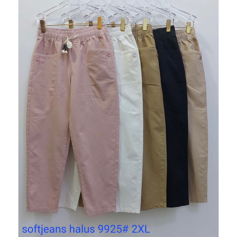 celana soft jeans premium bangkok import size XL-7XL