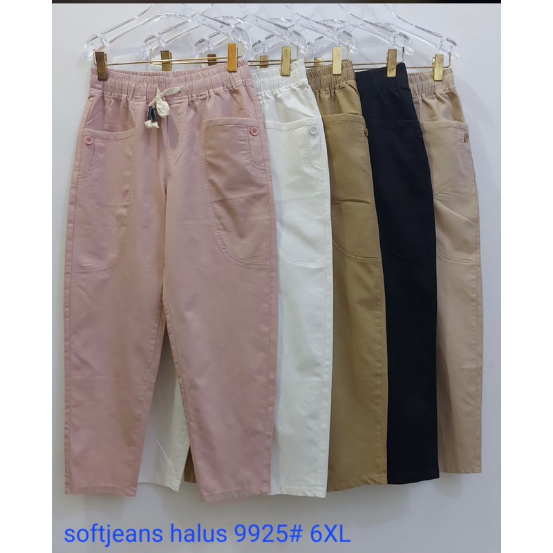 celana soft jeans premium bangkok import size XL-7XL