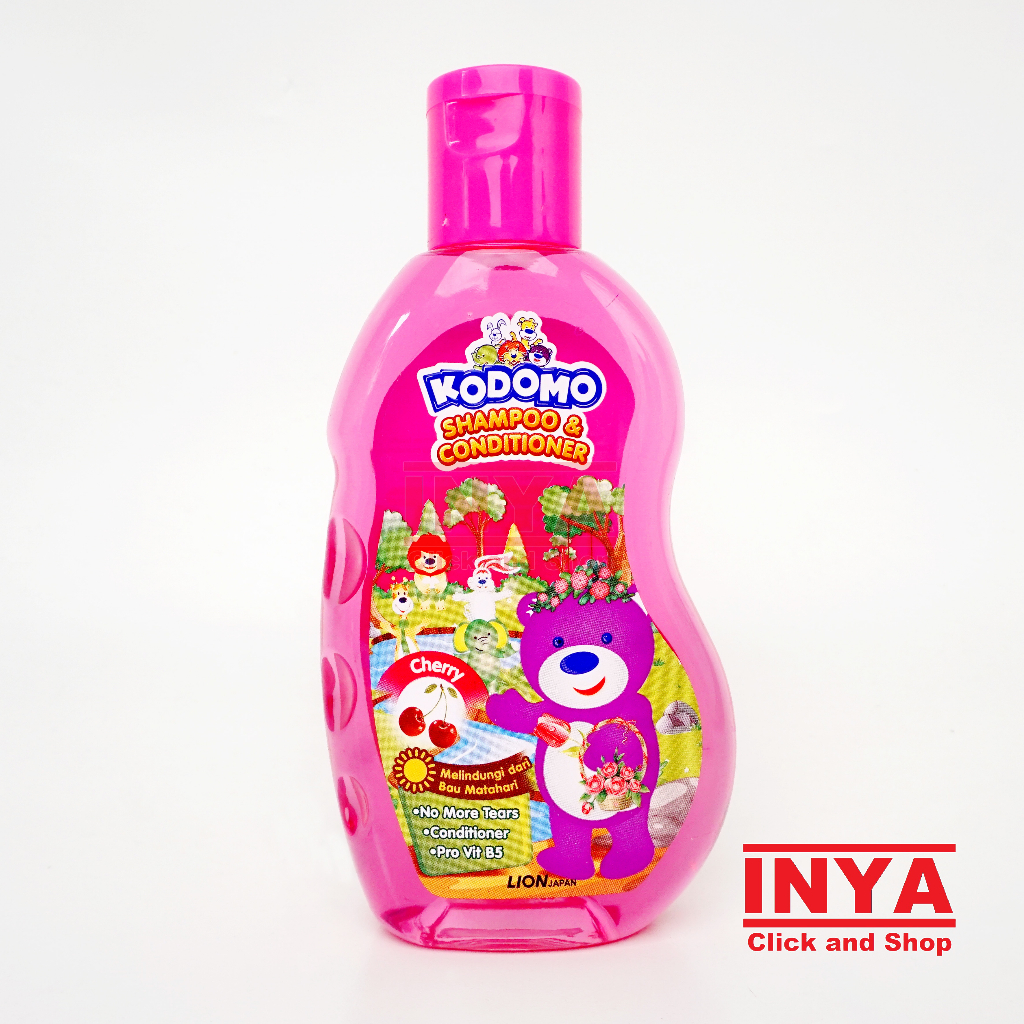 Kodomo Shampoo &amp; Conditioner Cherry 200ml - Shampo Bayi - Baby &amp; Kids