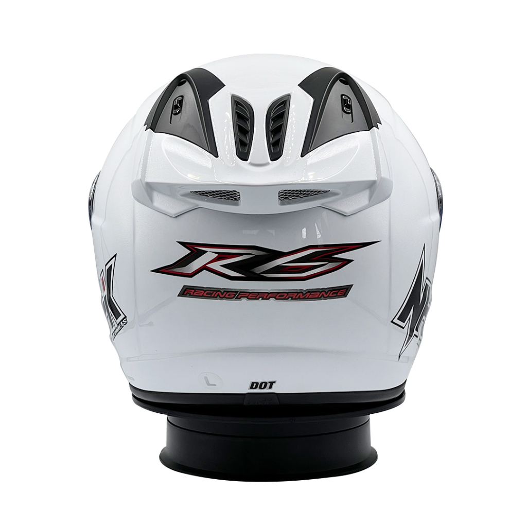 Helm NHK R6 Solid White