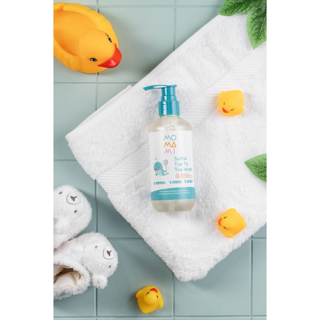 Momami Softie Top To Toe Wash 235ml - Sabun Shampoo Bayi