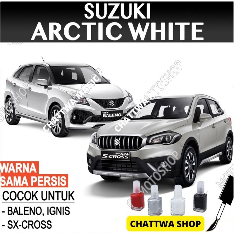 Cat oles SUZUKI ARCTIC WHITE PEARL CAT OLES PENGHILANG BARET MOBIL LECET PUTIH METALIK ERTIGA APV SW