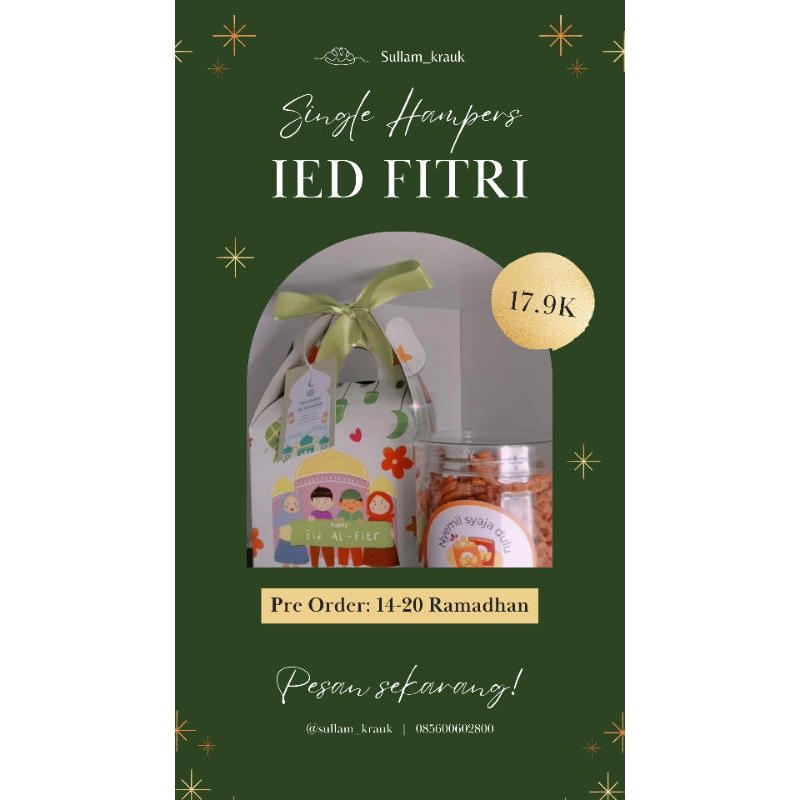 

Single Hampers Lebaran Sullam Krauk