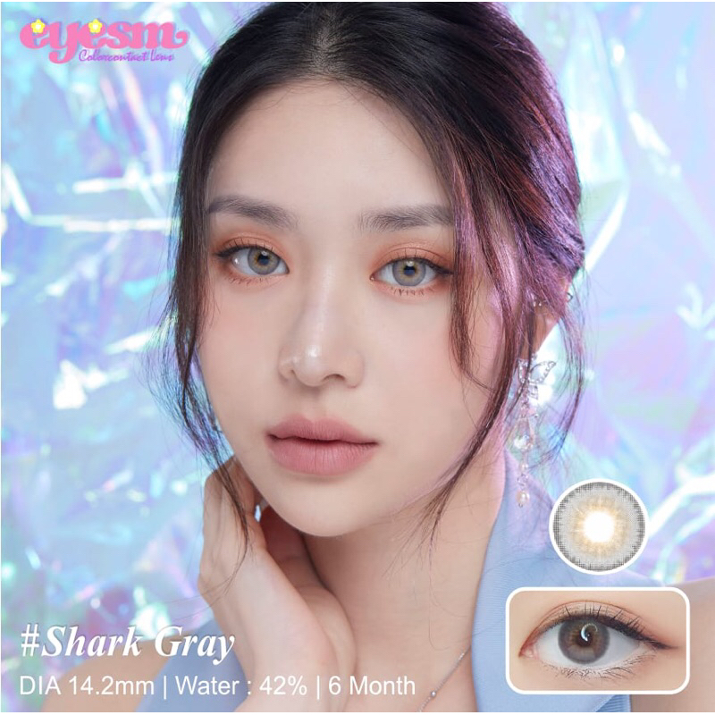 PUSBELKOREAN eyesm shark gray softlens original korea blink