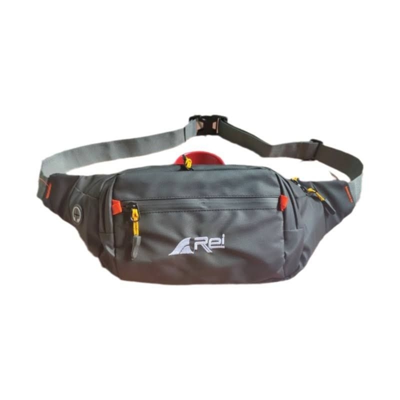 TAS PINGGANG PRIA REI WAISTBAG TAS SELEMPANG ANTI AIR BAHAN BIMO