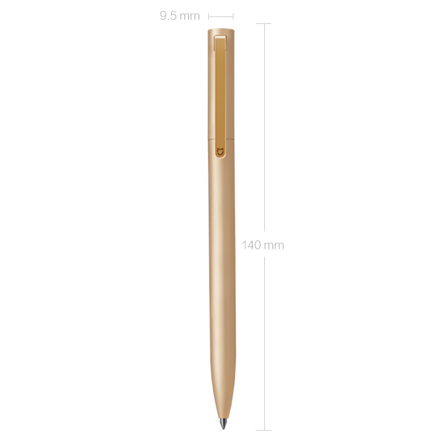 Xiaomi MiJia Metal Signature Pen Pulpen - MJJSQZB02XM (Original) - Golden