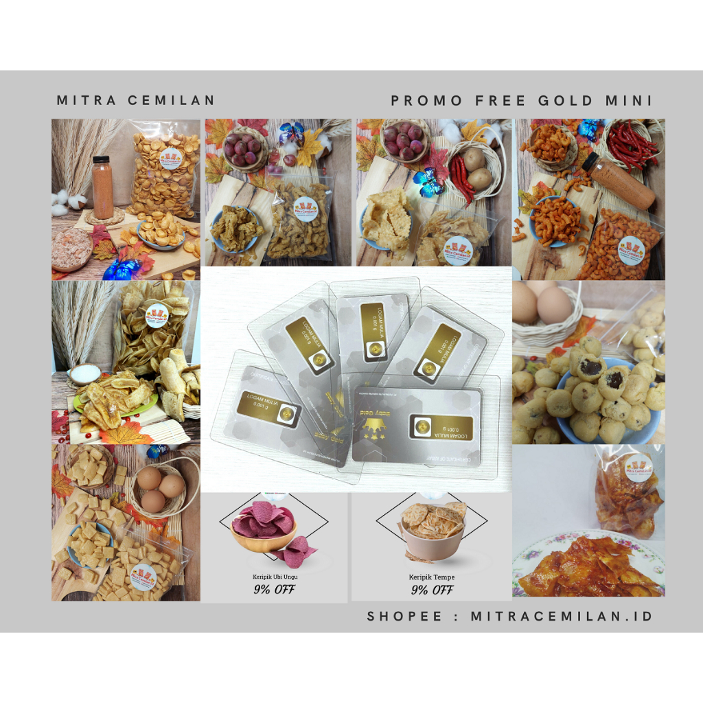 

BELI 4 SNACK +DISC + FREE 1 GOLD MINI