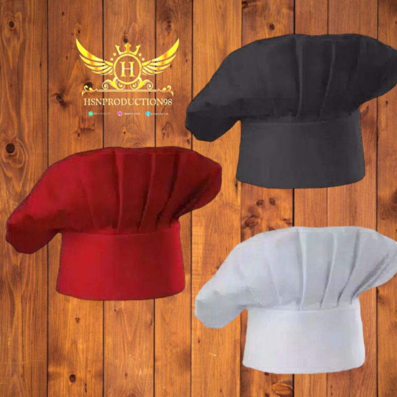 TOPI KOKI DEWASA TOPI KOKI ANAK TOPI CHEF DEWASA TOPI CHEF ANAK