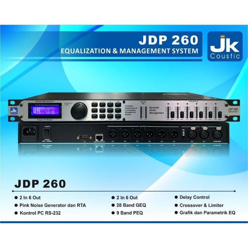 DLMS, Managemen JK Coustic JDP 260 Original