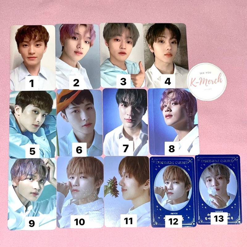 NCT DREAM Starry Daydream Day Dream Card Photocard PC unsealed Mark Renjun Jeno Haechan Jaemin Chenl
