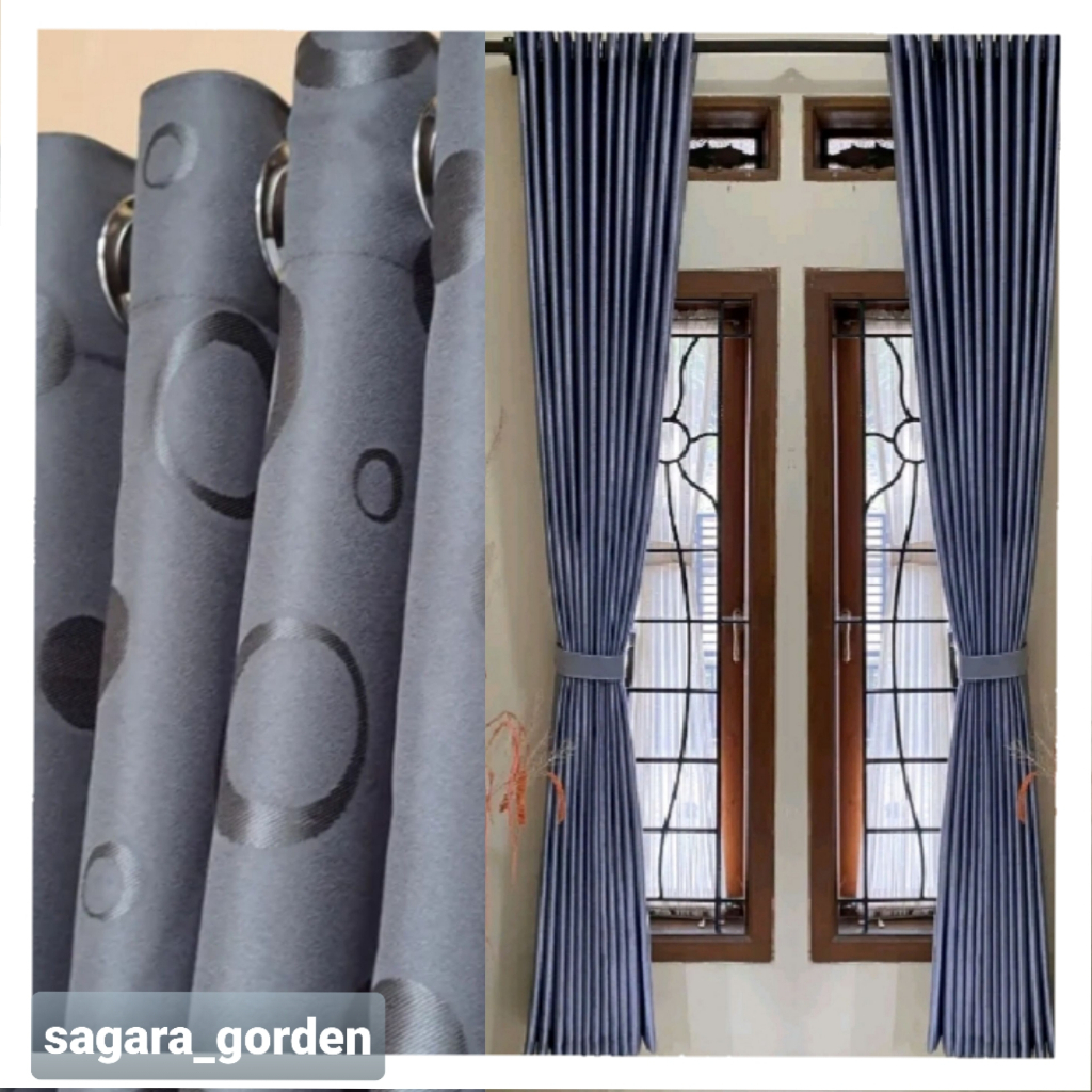 Gorden 3meter Rumah Mewah Panjang Jendela Pintu Ruang Tamu