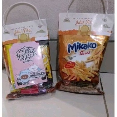 

hampers mini bingkisan snack lebaran anak