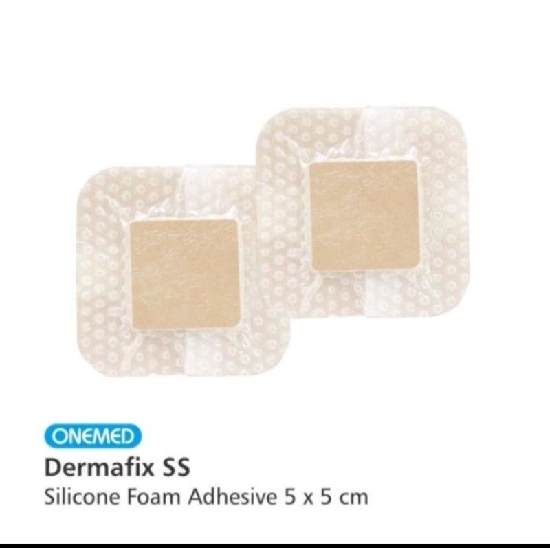 foam dressing adhesive dermafix 5cm x 5cm mirip allevyn adhesive