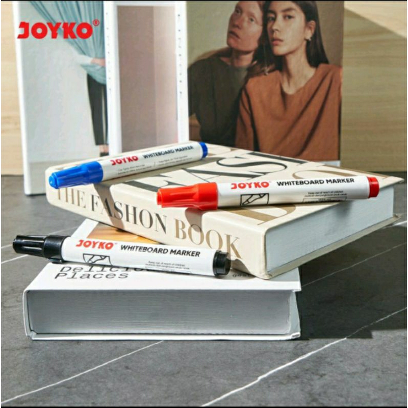 SPIDOL WHITEBOARD MARKER HITAM WM - 60 JOYKO