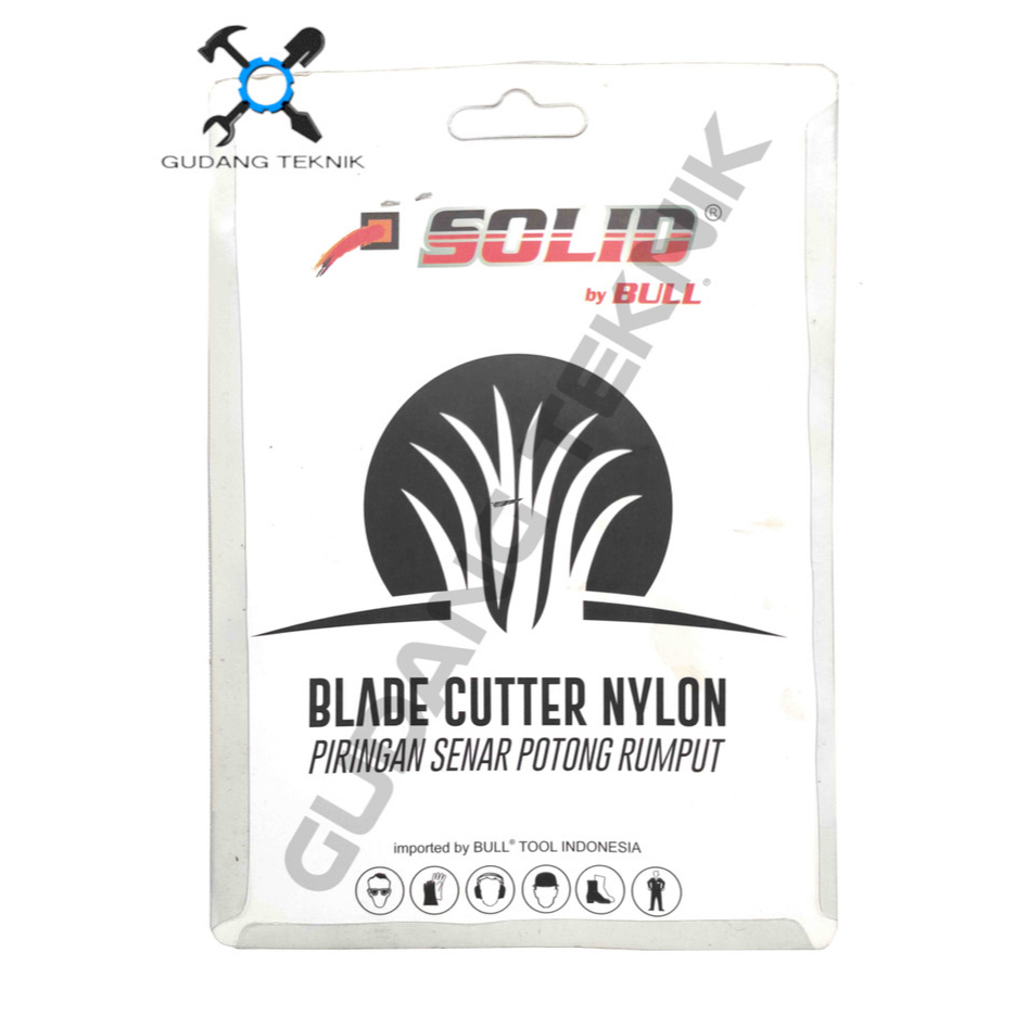 Senar Mata Potong Rumput SLSR24-001 SOLID / Trimmer Head Nylon Mata Pisau Dudukan Senar Potong Rumput Gendong SOLID