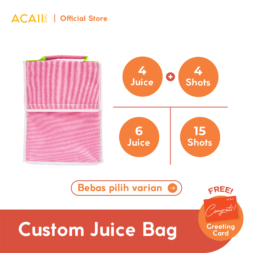 

Acaii Tea Custom Juice Bag Hampers