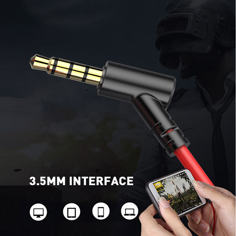 Headset Earphone In Ear Special Gaming Mic- Double Microphone - 6D Hi-Fi Sound - Deep Bass