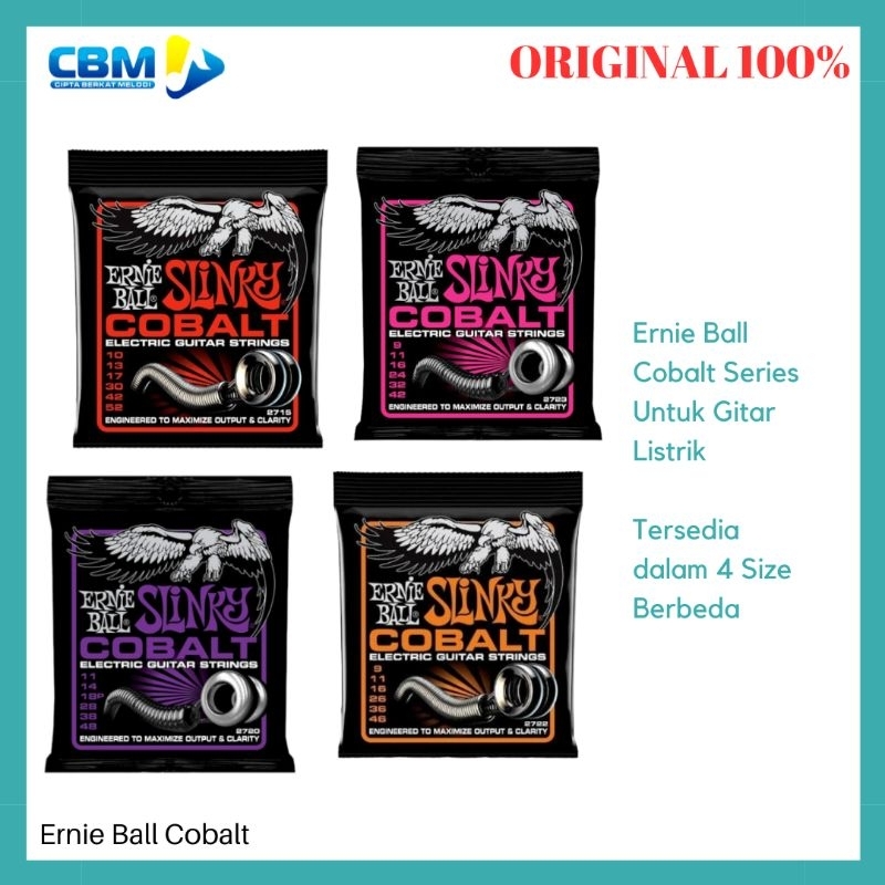 Senar Gitar Ernie Ball Cobalt Senar Gitar Listrik Ernieball Ori Cobalt