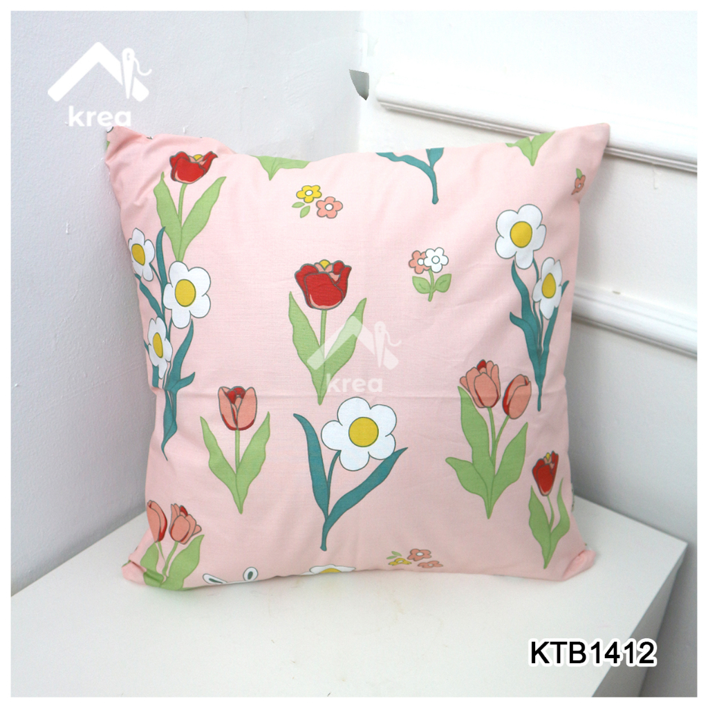 Sarung Bantal Sofa Ukuran 30x50, 40x40, 45x45, 50x50, 60x60, 70x70 - KTB1412