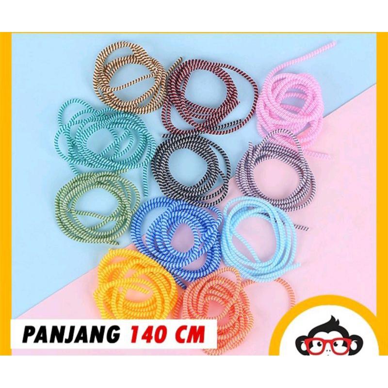 PELINDUNG KABEL CHARGER SPIRAL PROTECTOR DATA CABLE 3