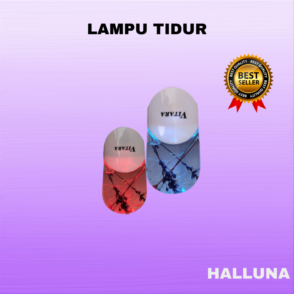 Lampu Tidur Hias Warna Warni / Dekorasi Kamar Tidur Vitara