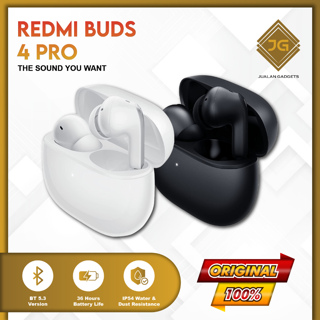 Mi Redmi Buds 4 Pro TWS Bluetooth Earphone / Earbuds - Garansi Resmi