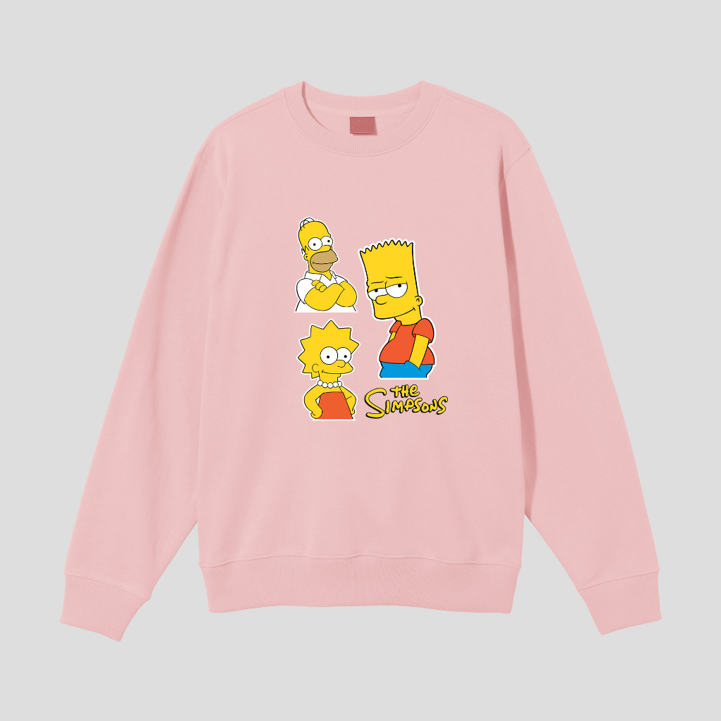 THE SIMPSONS SWEATER CREWNECK PRIA WANITA Size M-XXL