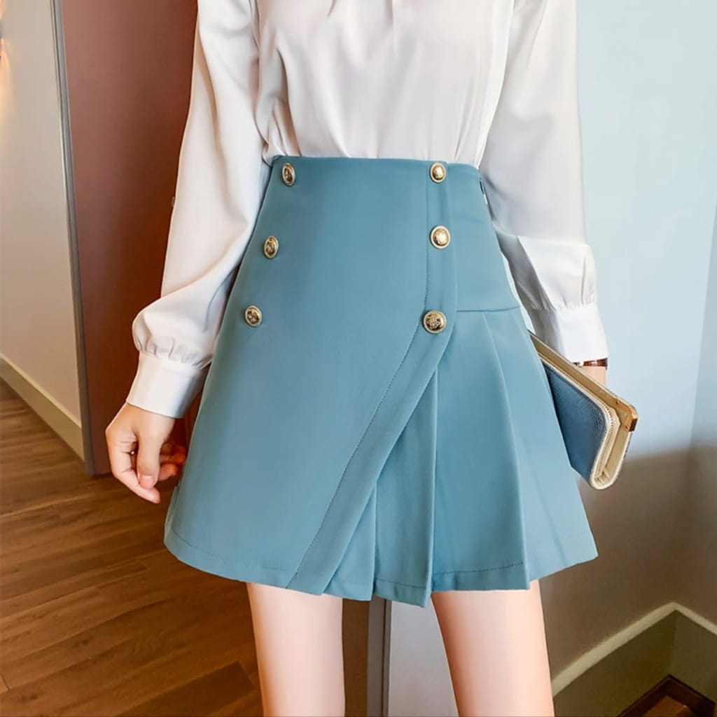 pleated skirt/style korea rok pendek/rok mini korea 5500
