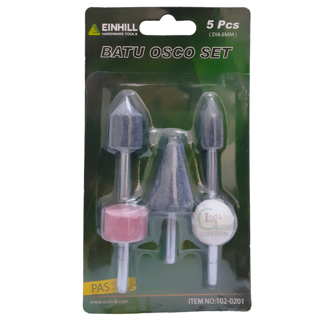 EINHILL Batu Osco 6mm / Batu Gerinda Set 5 Pcs / Mounted Stone Set Murah