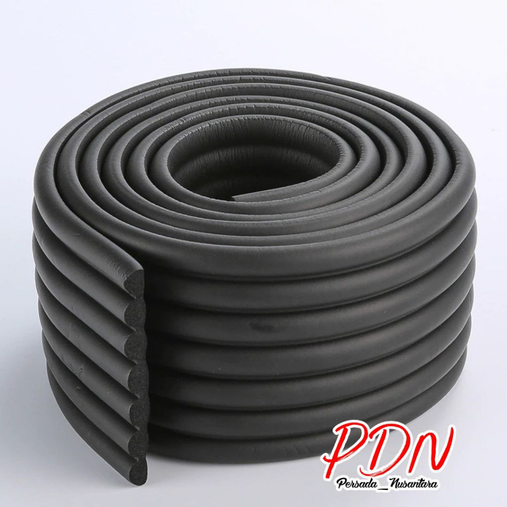 LIS BUMPER STRIP PINGGIRAN MEJA PELINDUNG TEPI MEJA 76 MM X 2M KARET PENGAMAN SUDUT BAYI TEBAL BABY SAFETY KURSI TANGGA PN175