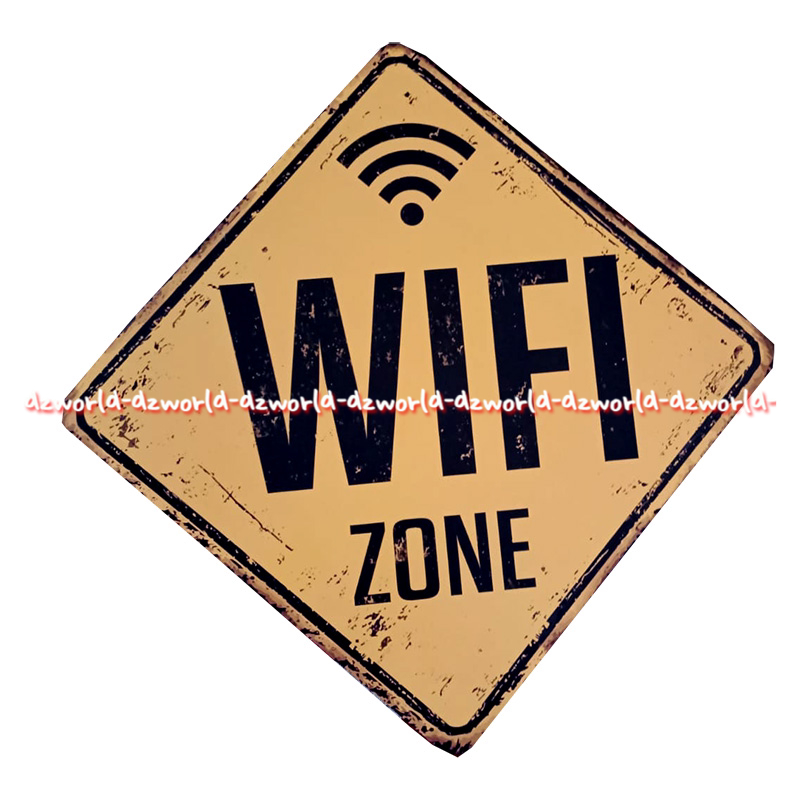 

Wifi Zone Plang Tanda Ada Fasilitas Wifi Internet Ukuran 30cm Bahan Seng Dengan Tali Gantungan Warna Orange