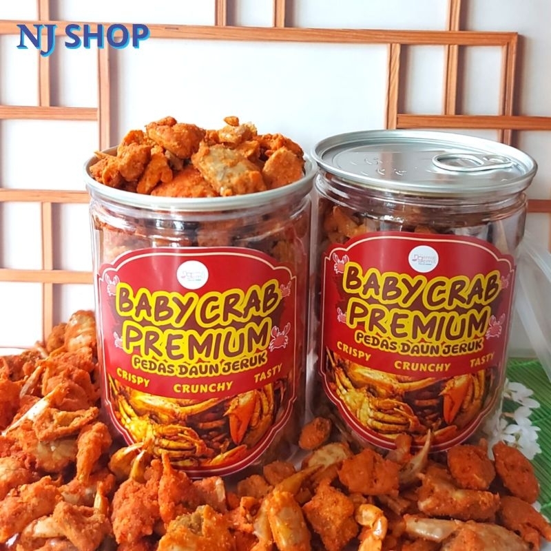 

[Snack Original] - Can Baby Crab Crispy Khas Lamongan Cemilan Kepiting Krispi Pedas Kualitas Premium