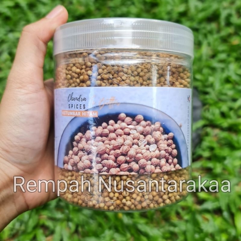 

Ketumbar hitam organik 250 gram botol