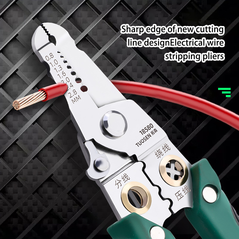 Tang Tukang Listrik Multifungsi  Alat Kabel Stripper  Multifunctional Cable Cutter