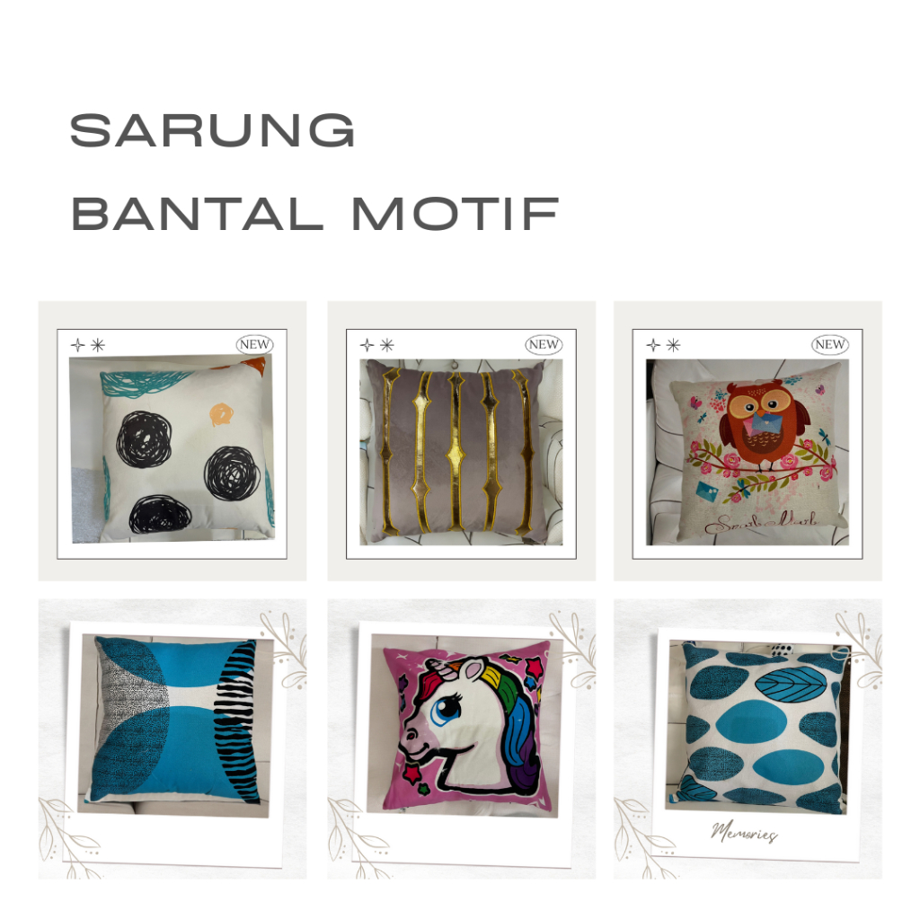 SAEUNG BANTAL SOFA KURSI TAMU MOTIF KEKINIAN